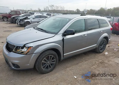 2019 Dodge Journey Se from USA, damaged, VIN 3C4PDCBB9KT738355